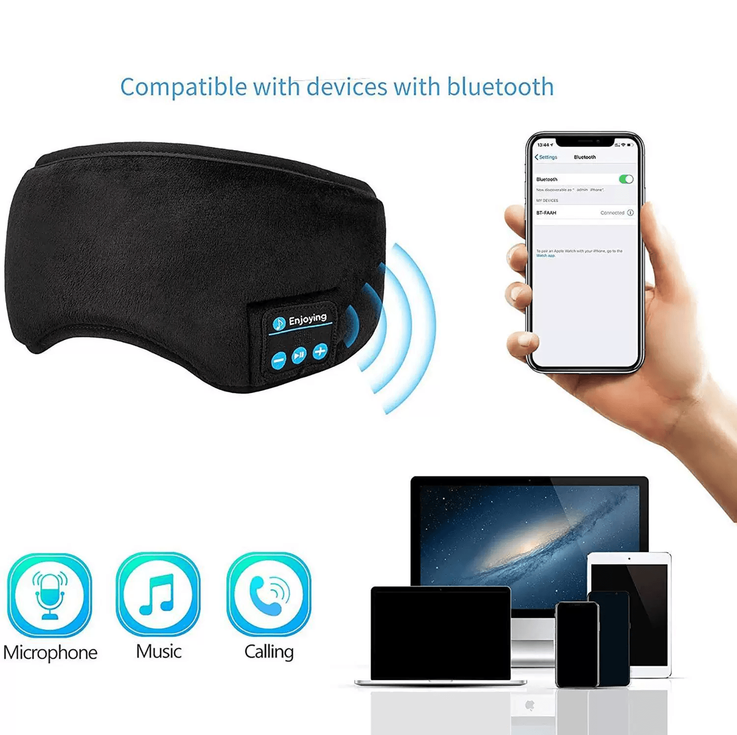 Masque de sommeil Bluetooth - الصورة 3